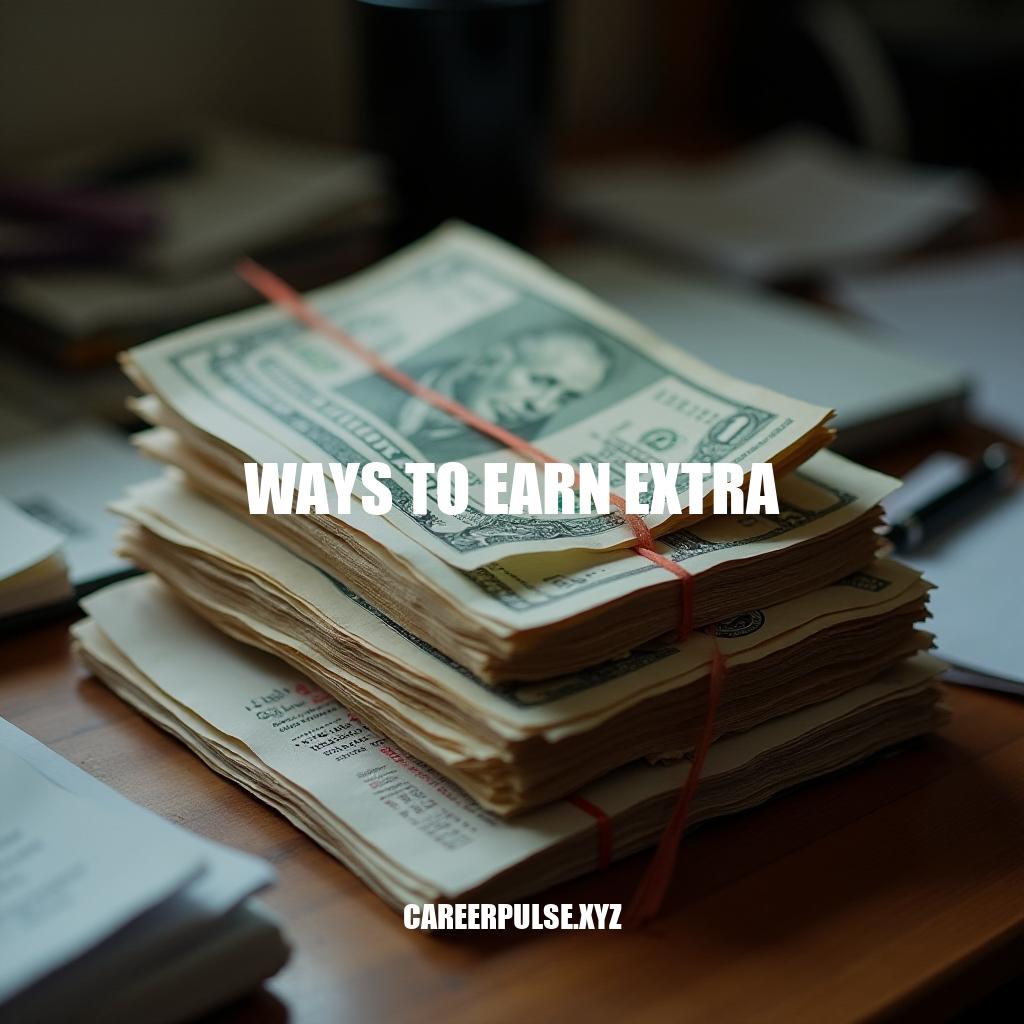 10 Ways to Earn Extra Income: Boosting Your Finances